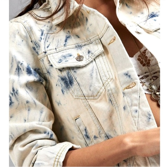Free People Rumors Denim Jacket NWT - Picture 6 of 16